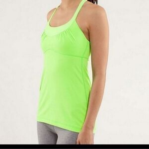 Lululemon Women's Neon Green Tank Top